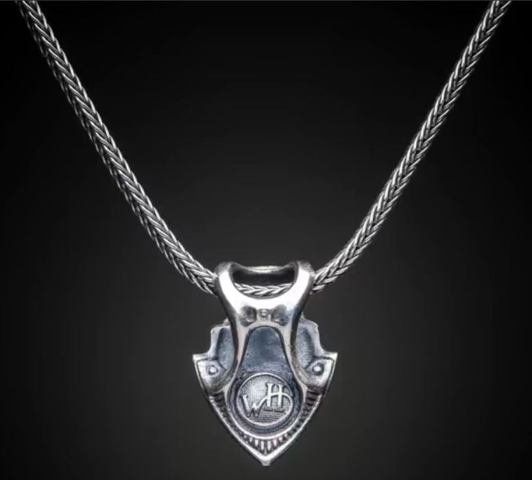 William Henry Sterling Silver Necklace With Mammoth Tooth P4 MT BR