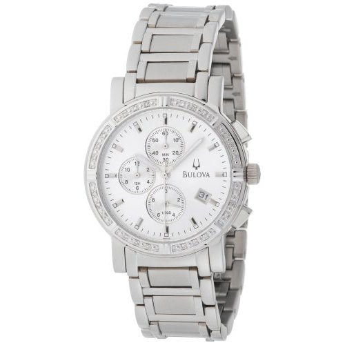 Bulova Men's Diamond Accented Watch 96E03