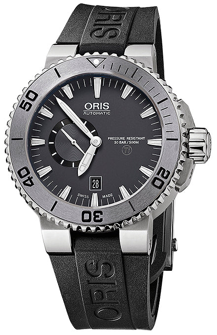 ORIS Aquis Titan Small Second Date 01 743 7664 7253-07 4 26 34TEB Men's Watch