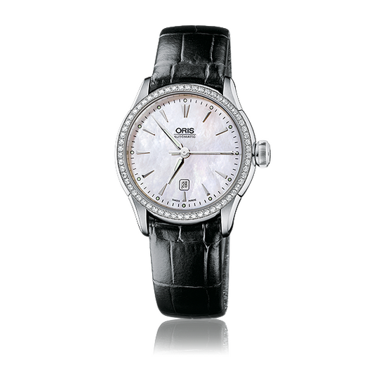 Oris Artelier Date Diamond 01 561 7604 4956-07 5 16 71FC Ladies Watch