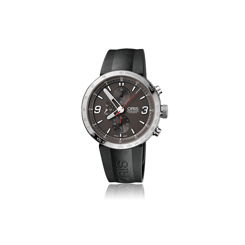 Oris Men's 01 674 7659 4163 07 4 25 06 TT1 Chrono Grey Dial Watch