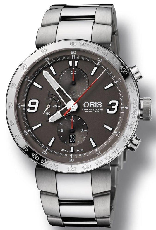 Oris Men's 01 674 7659 4163 07 8 25 10 TT1 Chrono Grey Dial Watch