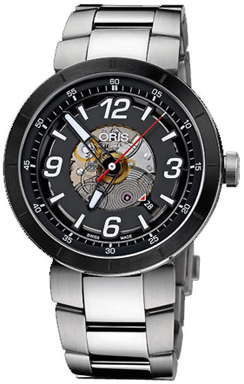 Oris TT1 Skeleton Engine 01 733 7668 4114-07 8 25 10 Men's Watch