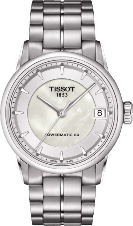 Tissot Luxury Automatic Mother of Pearl Dial T086.207.11.111.00 Ladies Watch