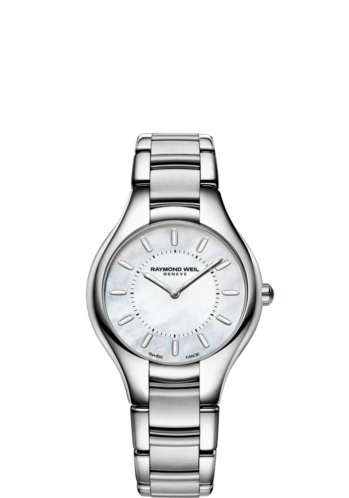 Raymond Weil Noemia 32mm Stainless Steel MOP On Bracelet Men's Watch 5132-ST-97001