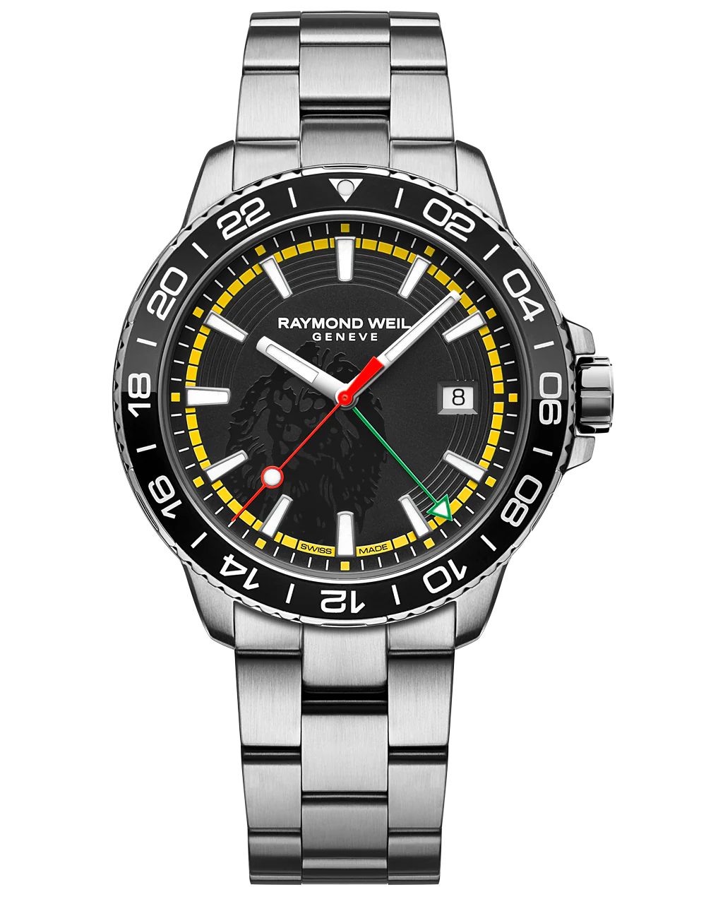 Raymond Weil Tango Bob Marley Limited Edition Quartz Stainless Steel On Bracelet Men's Watch 8280-ST1-BMY18
