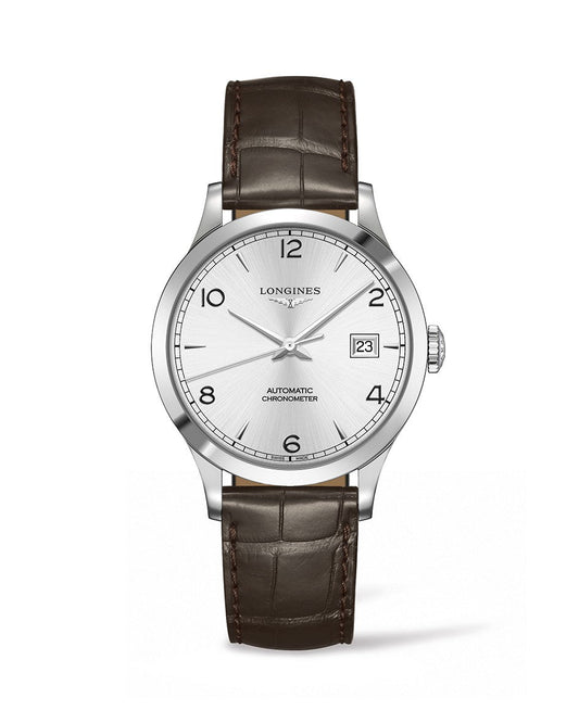 Longines Record 38mm Automatic Chronometer Stainless Steel On Strap Men's Watch L2.820.4.76.2