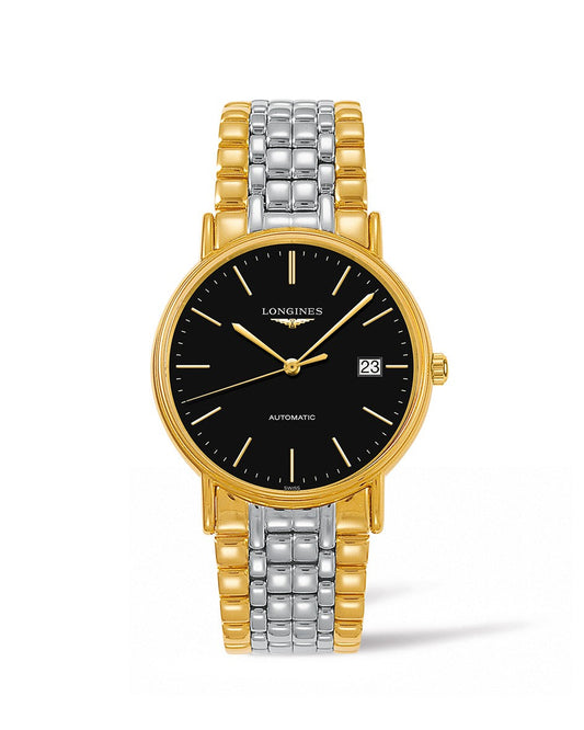 Longines Presences 38mm Automatic Two Tone On Bracelet Men's Watch L4.921.2.52.7