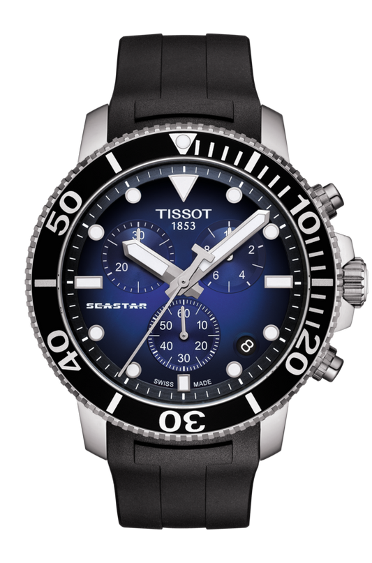 Tissot Seastar 1000 Chronograph 45.5mm Quartz Stainless Steel On Strap T1204171704100