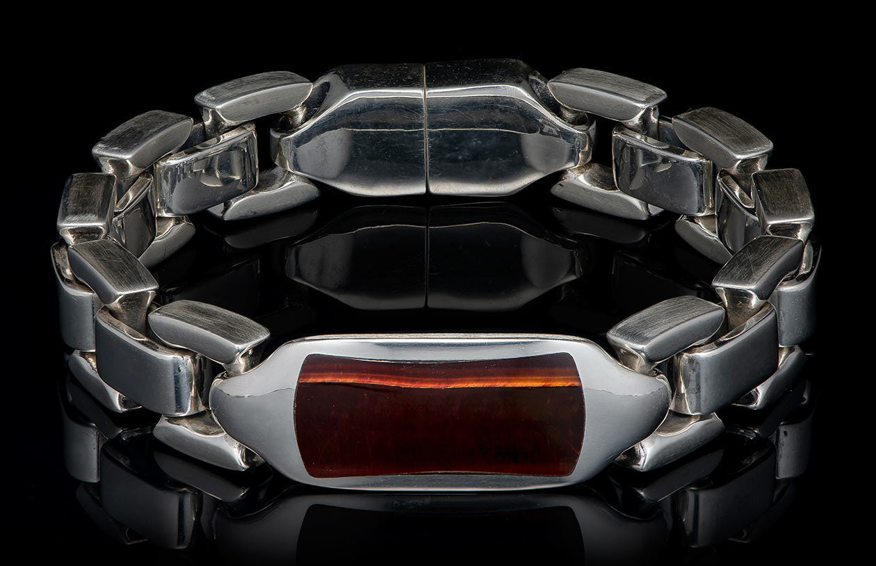 William Henry Bracelet Red Tiger Eye Identity BR24 RTE