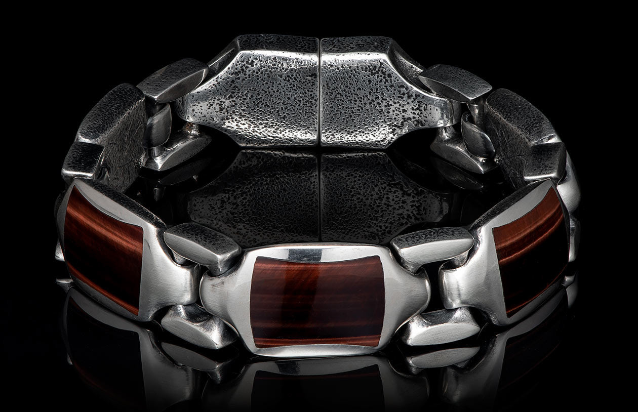 William Henry Bracelet Red Tiger Eye Retro BR13 RTE