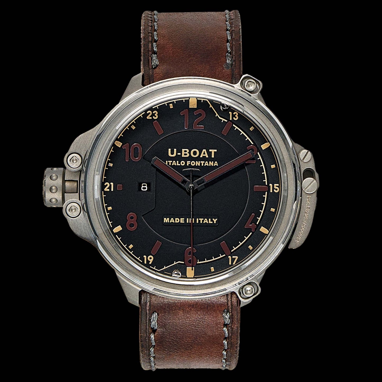 U-Boat Capsule 50 Black/Brown 7469