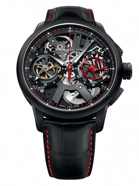 Maurice Lacroix Masterpiece Le Chronographe Squelette Automatic Men's Watch MP7128-SS001-300