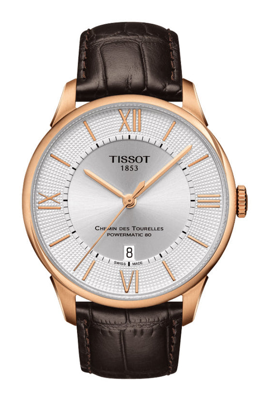Tissot Chemin Des Tourelles Powermatic 80 Silver Dial T099.407.36.038.00 Men's Watch