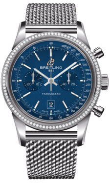 Breitling Transocean Dia Bezel 38 Stainless Steel A4131053/C862 Ocean Classic Steel Mens Watch