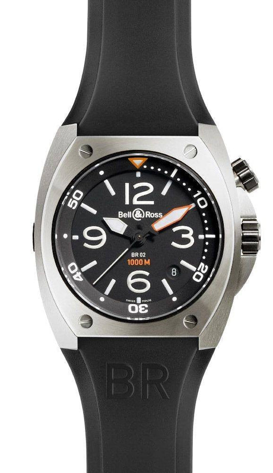 Bell & Ross BR 02 Automatic Steel Watch
