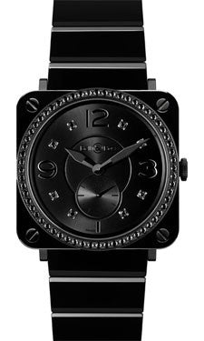 Bell & Ross BR -S Black Ceramic Phantom Diamonds Watch