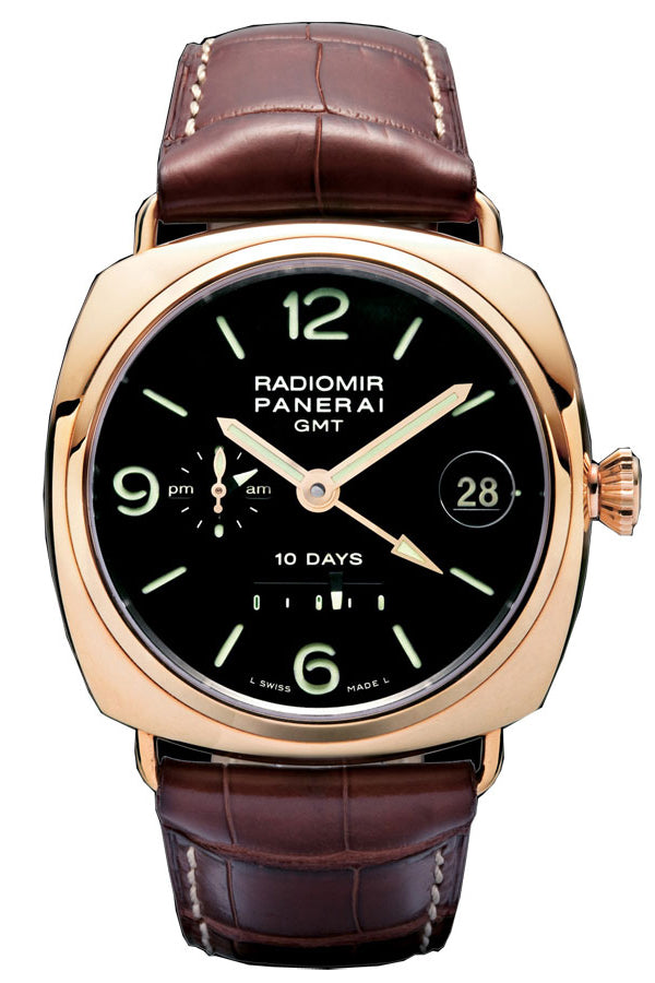 Officine Panerai Radiomir 10 Days GMT Pink Gold PAM00273 Men's Watch