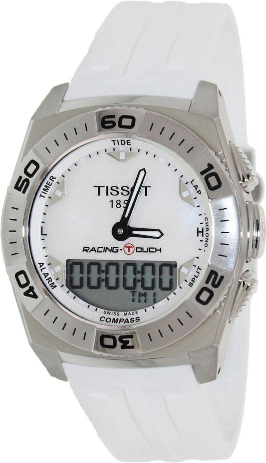 Tissot T-Touch Racing White Mother of Pearl Dial T002.520.17.111.00 Men's Watch