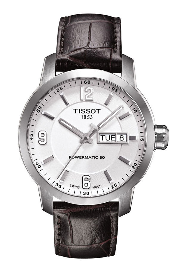 Tissot PRC200 Powermatic 80 Silver Dial T0554301601700 Men's Watch