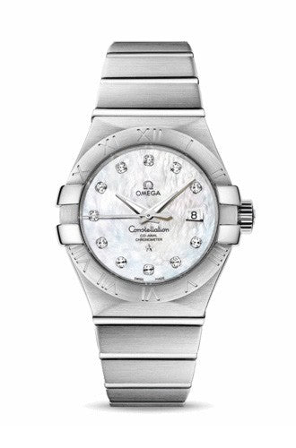 Ladies Omega Constellation Brushed Chronometer 123.10.31.20.55.001 Watch