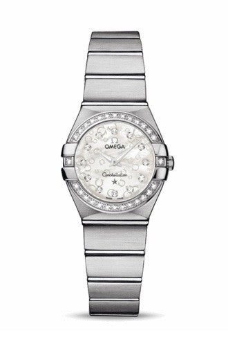Omega Ladies' Constellation Brushed Quartz 123.15.24.60.55.005 Watch