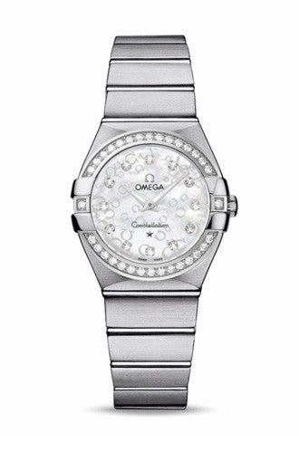 Omega Ladies' Constellation Brushed Quartz 123.15.27.60.55.005 Watch