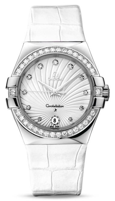 Ladies Omega Constellation Quartz 35mm 123.18.35.60.52.001 Watch