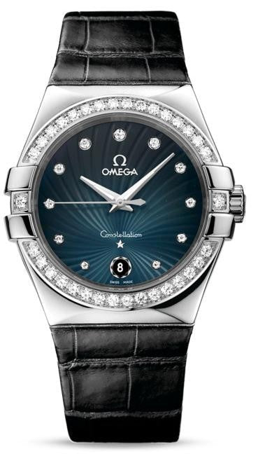 Ladies Omega Constellation Quartz 35mm 123.18.35.60.56.001 Watch