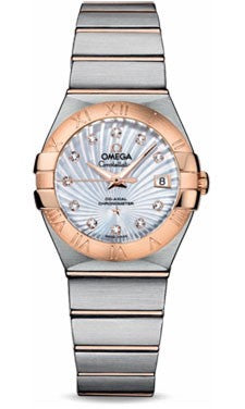 Ladies Omega Constellation Chronometer 27 mm Womens 123.20.27.20.55.001 Watch