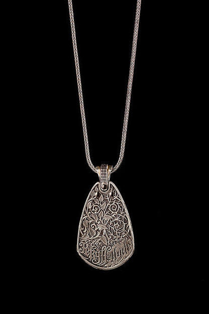 William Henry / Zac Brown LIMITED Production Pendant holds Guitar Pick on 20" Sterling Silver Necklace