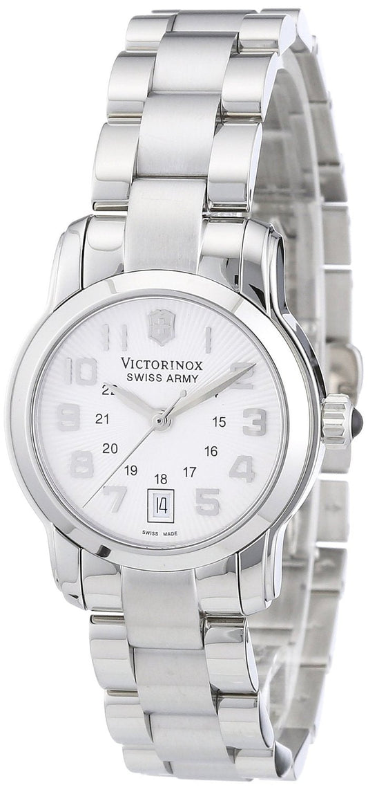 Victorinox Swiss Army Vivante Silver Guilloche Dial 241053 Women's Watch