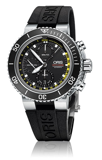Oris Aquis Depth Gauge Chronograph 01 774 7708 4154-Set RS Men's Watch