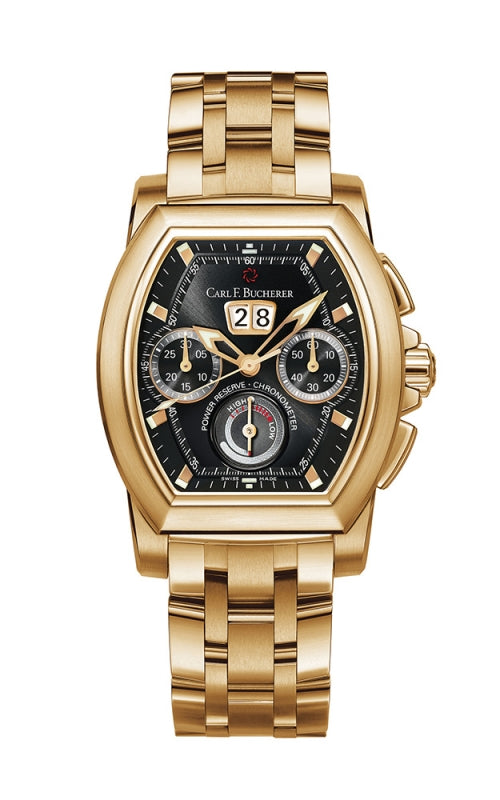 Carl F. Bucherer Patravi T-Graph 18kt Gold On Bracelet Men's Watch 00.10615.03.33.21