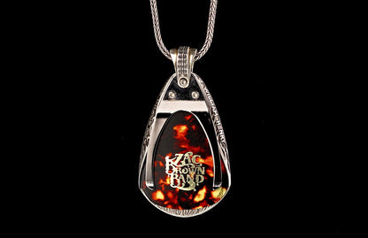 William Henry / Zac Brown LIMITED Production Pendant holds Guitar Pick on 20" Sterling Silver Necklace