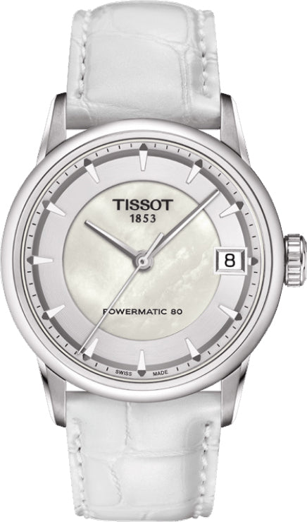 Tissot Luxury Automatic Mother of Pearl Dial T086.207.16.111.00 Ladies Watch