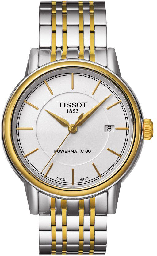 Tissot T-Classic Carson Powermatic White Dial T085.407.22.011.00 Men's Watch