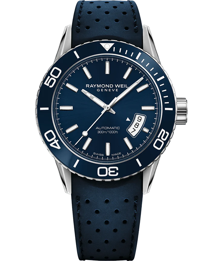 Raymond Weil Freelancer 42mm Automatic Stainless Steel On Strap Men's Watch 2760-SR3-50001