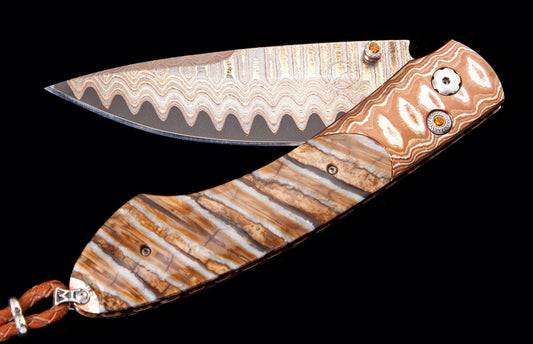 William Henry Pocket knife Spearpoint Amber Butte Edition Of 250 Pieces B12 Amber Butte