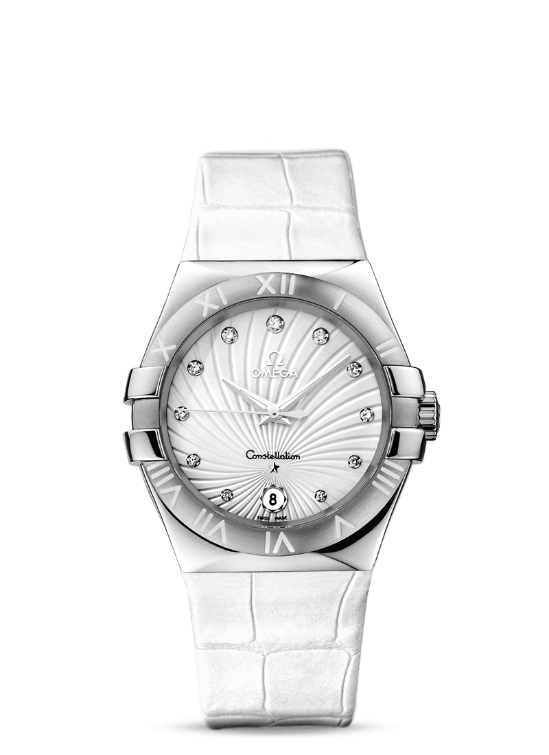 Ladies Omega Constellation Quartz 35mm 123.13.35.60.52.001 Watch