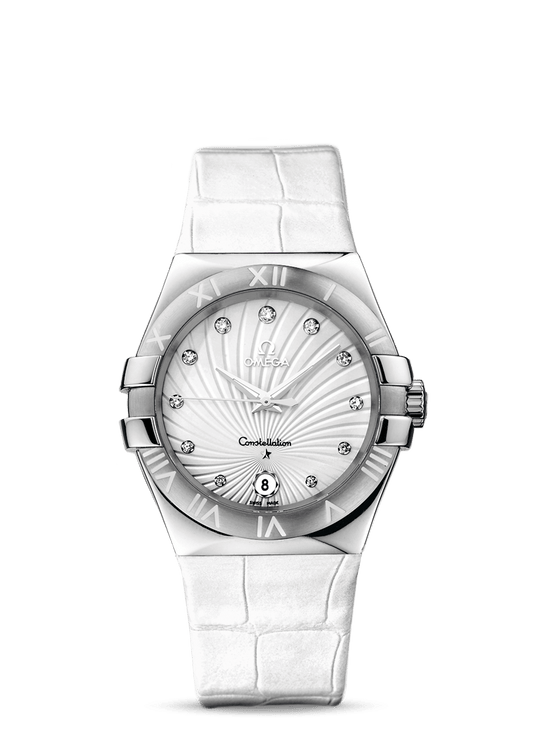 Ladies Omega Constellation Quartz 35mm 123.13.35.60.52.001 Watch