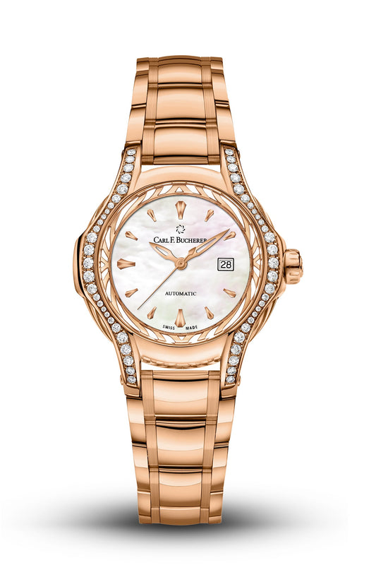 Carl F. Bucherer Pathos Diver 18kt Rose Gold Ladies Watch 00.10580.03.73.31.02