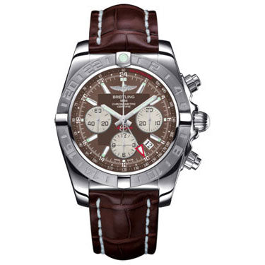 Breitling Chronomat 44 GMT Croco Strap AB042011/Q589-croco-brown-deployant