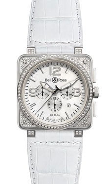 Bell & Ross BR 01-94 Full Diamonds White Watch