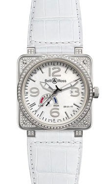 Bell & Ross BR 01-97 Full Diamonds White Watch