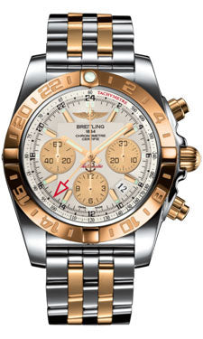 Breitling Chronomat 44 GMT CB042012/G755 Pilot-Steel-Rose-Gold Men's Watch
