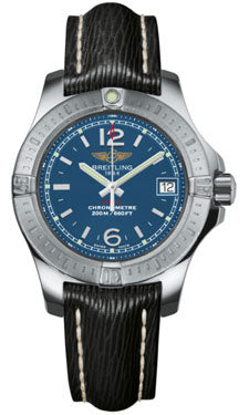 Breitling - Colt Lady Sahara Leather Strap - A7738811/C908-sahara-mariner-black-deployant Men's Watch