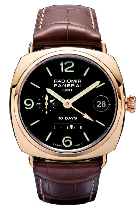 Officine Panerai Radiomir 10 Days GMT Pink Gold PAM00273 Men's Watch