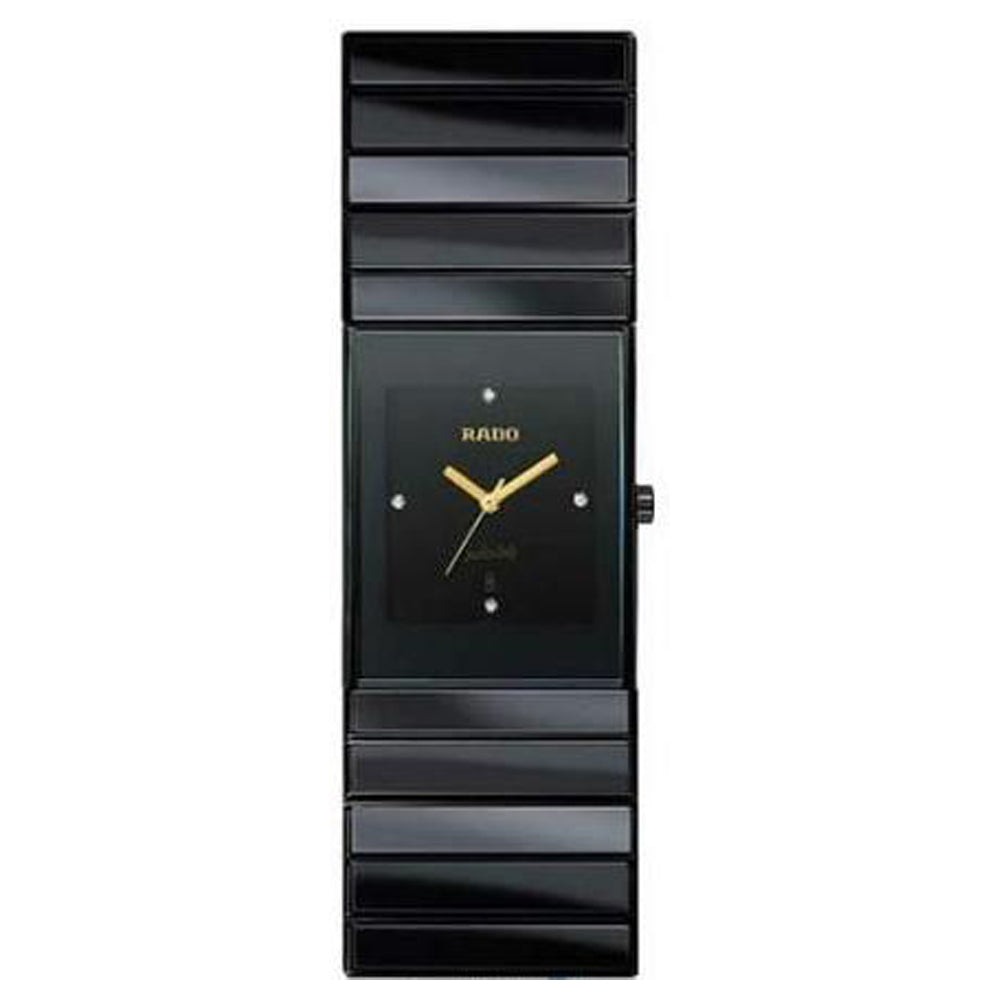 Rado Ceramica Black Diamond Dial Ladies Watch R21347742
