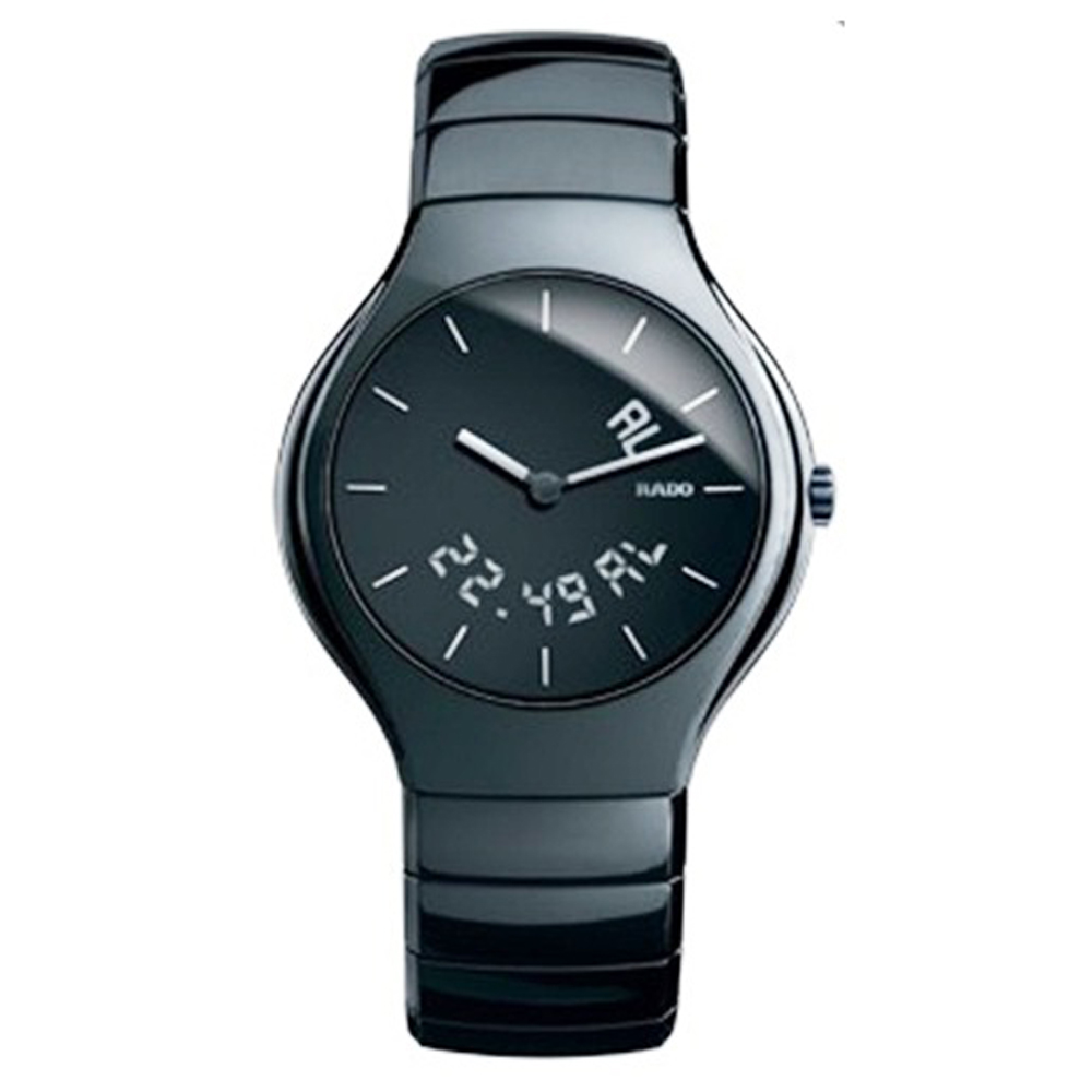 Rado - Rado Men's R27867152 True Multifunction Black Dial Watch ...